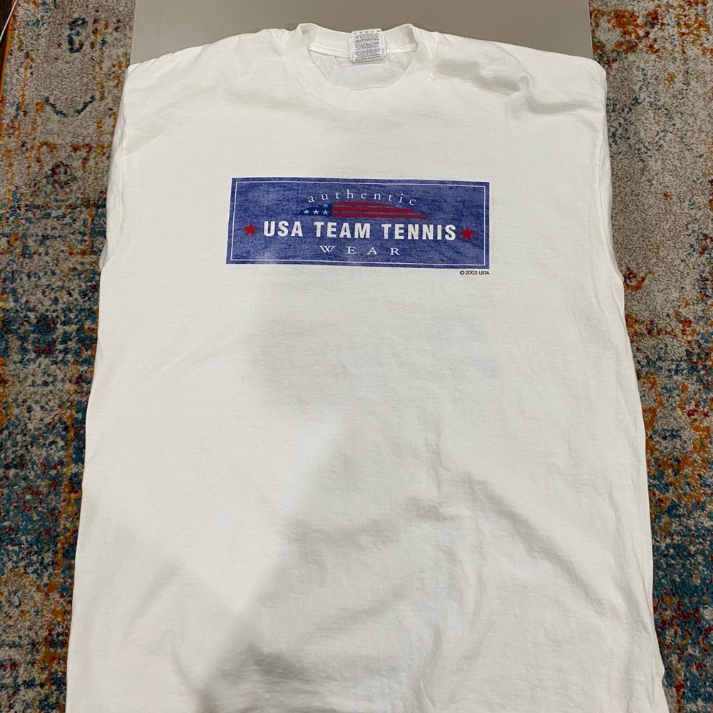 Vintage USA Tennis 2002 shirt Men’s L Jerzees